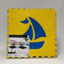 Набор "Моряк", мягкий пол EVA KIDS, 50Х50х1 см, желто-синий