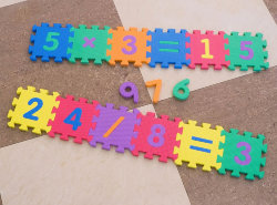Развивающие коврики-пазлы, набор Funkids™ "Цифры-4"