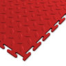 Модульное напольное ПВХ покрытие M-TILE HARD STEEL, RAL 3020, Красный.