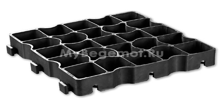 Газонная решётка. Экопарковка. Green Parking.  333х333х30 мм