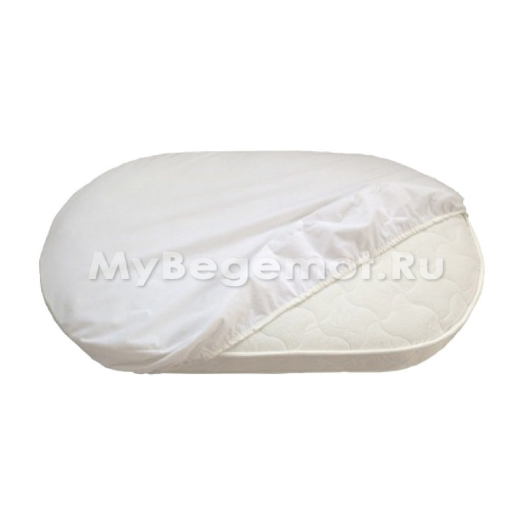 Наматрасник Valle  Cotton Clean натяжной универсальный овал 92х75 (махра с трикотажным бортом)