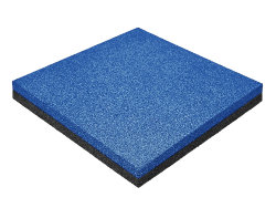 Резиновая плитка M-KORT STANDART, 500x500х40 мм, синяя