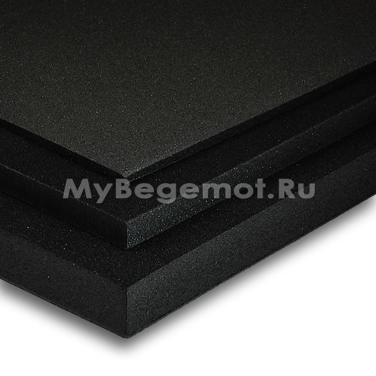ЭВА листовой 2 мм, 55PS, лист 2150х1150 мм, черный